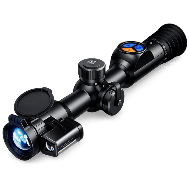 Lunette thermique EOS-GRS225-225RF avec télémètre laser pour la chasse jour et nuit.